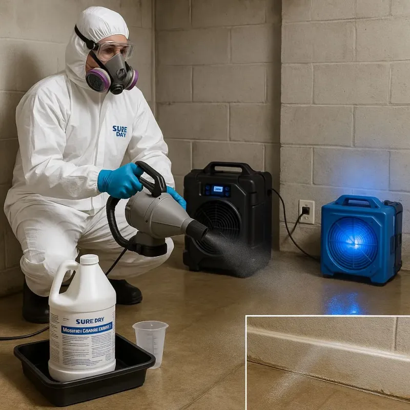 Sanitization and Odor Removal process in Buckhorn, CA