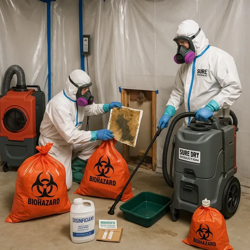 Contaminated Water Handling Protocols process in Buckhorn, CA